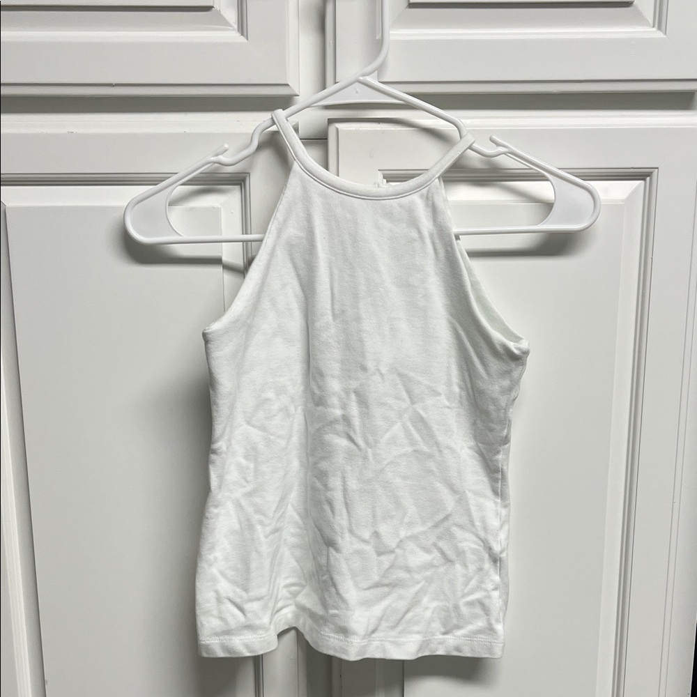 Bisby White Kids Tank Top